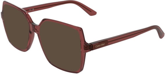 Calvin Klein CK25547 sunglasses in Transparent Red