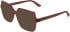 Calvin Klein CK25547 sunglasses in Transparent Red