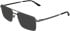 Calvin Klein CK26101 sunglasses in Matte Dark Ruthenium