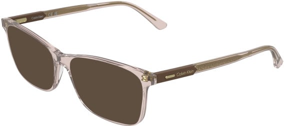 Calvin Klein CK26516-53 sunglasses in Transparent Nude