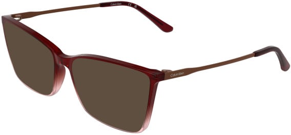 Calvin Klein CK26542-53 sunglasses in Transparent Wine/Rose