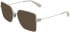 Calvin Klein CKJ26203 sunglasses in Silver/Matte Ivory