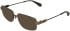 Calvin Klein CKJ26223 sunglasses in Amber Gold/Khaki