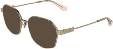 Calvin Klein CKJ26224 sunglasses in Gold