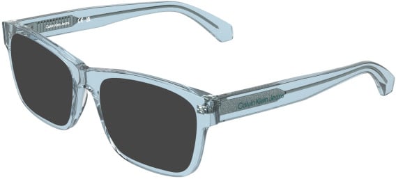 Calvin Klein CKJ26303 sunglasses in Transparent Azure To Blue