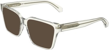 Calvin Klein CKJ26304 sunglasses in Transparent Crystal To Green