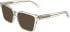 Calvin Klein CKJ26304 sunglasses in Transparent Crystal To Green