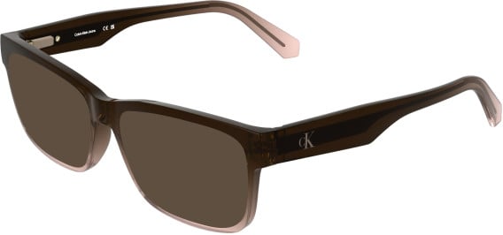 Calvin Klein CKJ26610 sunglasses in Transparent Gradient Brown/Ros