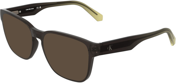 Calvin Klein CKJ26611 sunglasses in Matte Transparent Brown