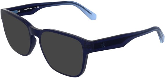 Calvin Klein CKJ26611 sunglasses in Matte Transparent Blue