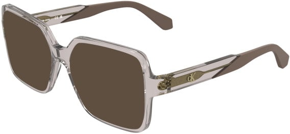 Calvin Klein CKJ26613 sunglasses in Transparent Grey