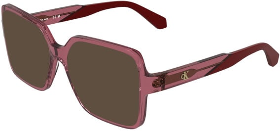 Calvin Klein CKJ26613 sunglasses in Transparent Red