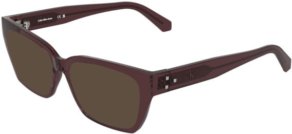 Calvin Klein CKJ26635 sunglasses in Transparent Wine