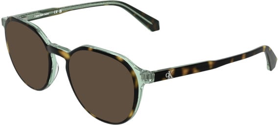 Calvin Klein CKJ26637 sunglasses in Havana/Green