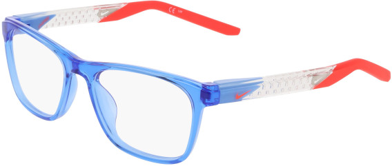 NIKE 5058 glasses in Blue Crystal/Bright Crimson