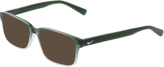 Nike 1001C sunglasses in Forest/Clear Gradient