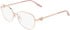 Converse CV1040 glasses in Shiny Rose Gold