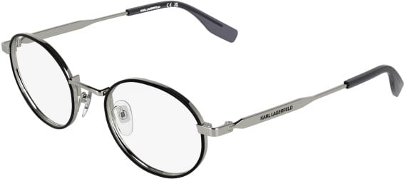 Karl Lagerfeld KL369 glasses in Silver/Black