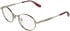 Karl Lagerfeld KL369 glasses in Light Gold/Burgundy