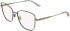 Lacoste L2323 glasses in Rose Gold/Brown