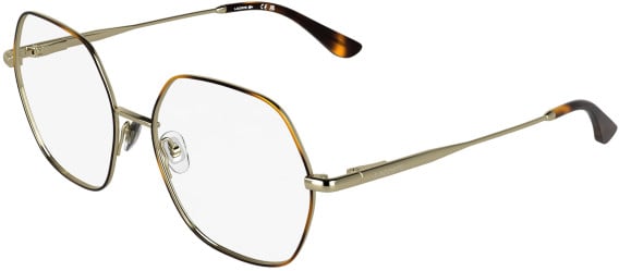Lacoste L2327 glasses in Gold Havana