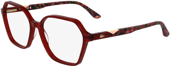 Lacoste L2988 glasses in Transparent Red