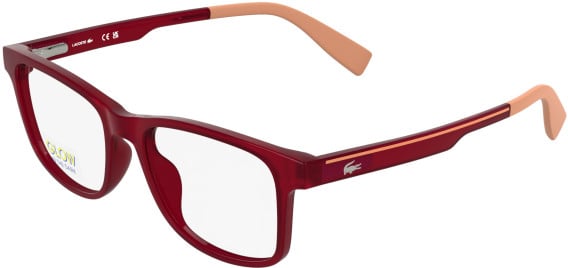 Lacoste L3663 glasses in Transparent Red Lumi