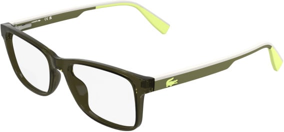 Lacoste L3665 glasses in Transparent Khaki