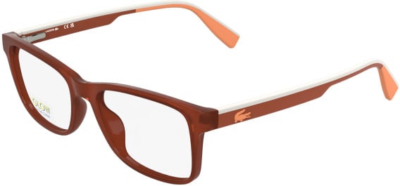 Lacoste L3665 glasses in Transparent Dark Orange Lumi