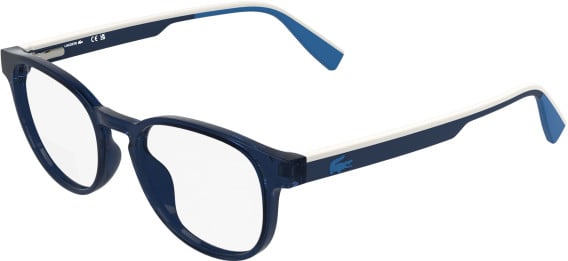 Lacoste L3666 glasses in Transparent Blue