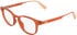 Lacoste L3666 glasses in Transparent Orange Lumi