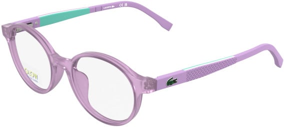 Lacoste L3668 glasses in Transparent Violet Lumi