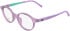 Lacoste L3668 glasses in Transparent Violet Lumi