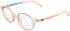 Lacoste L3668 glasses in Transparent Peach Lumi