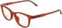 Lacoste L3669-46 glasses in Transparent Orange Lumi