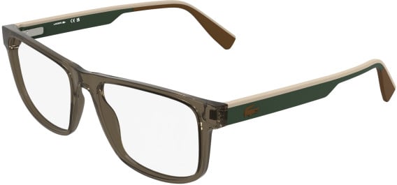 Lacoste L4011 glasses in Transparent Brown