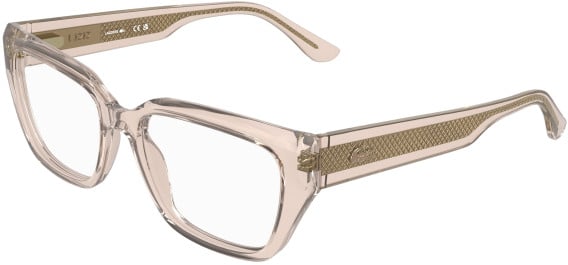 Lacoste L4014 glasses in Transparent Peach