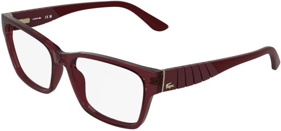 Lacoste L4024 glasses in Transparent Burgundy
