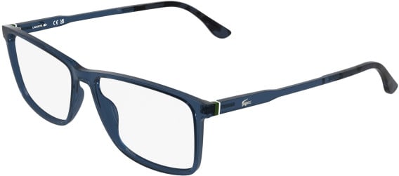 Lacoste L4028-55 glasses in Transparent Blue