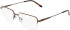 Marchon NYC M-2042 glasses in Matte Brown