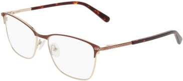 Marchon NYC M-4036 glasses in Brown/Gold