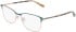 Marchon NYC M-4036 glasses in Green/Rose Gold