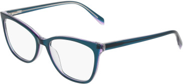 Marchon NYC M-5048 glasses in Teal Laminate