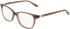 Marchon NYC M-5049 glasses in Brown Crystal