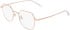 Marchon NYC M-8011 glasses in Rose Gold