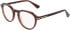 Marchon NYC M-8519 glasses in Dark Brown Horn