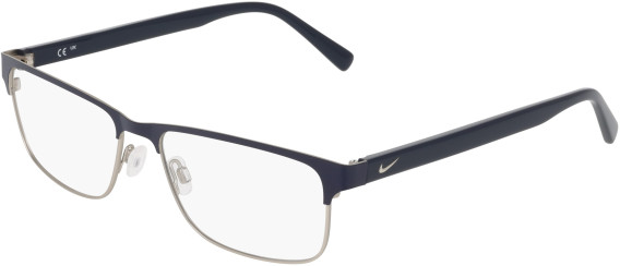 NIKE 1002-60 glasses in Matte Midnight Navy/Silver