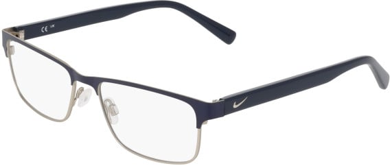 NIKE 1002C-50 glasses in Matte Midnight Navy/Silver