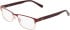 NIKE 1002C-50 glasses in Matte Dk Team Red/Rose Gold
