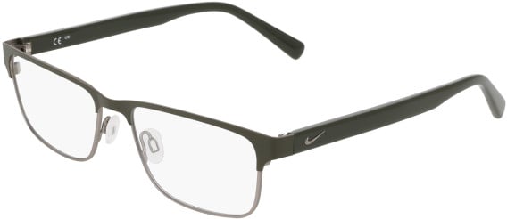 NIKE 1002Y-56 glasses in Matte Cargo Khaki/Gunmetal